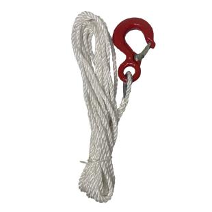 Kit corde grise et crochet noir de treuil 1/10 NSDRC - NSD-WLNHK110